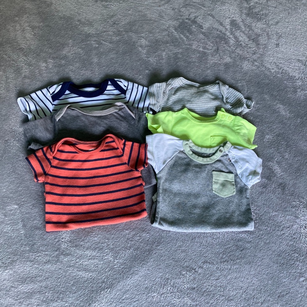 Size 6-9 M Baby Boy Onesies Bundle